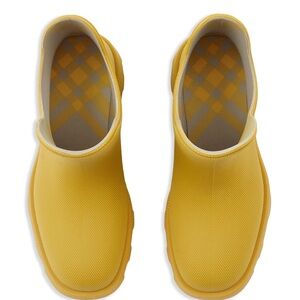 Burberry  Yellow Rain Boots
